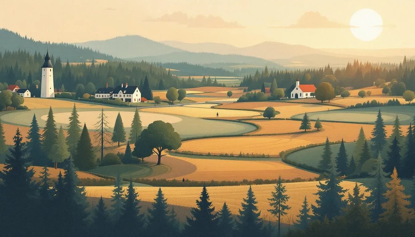 Overzichtsdiagram dat de zeven pijlers van online zichtbaarheid toont als een piramide, met Google Bedrijfsprofiel onderaan als fundament.