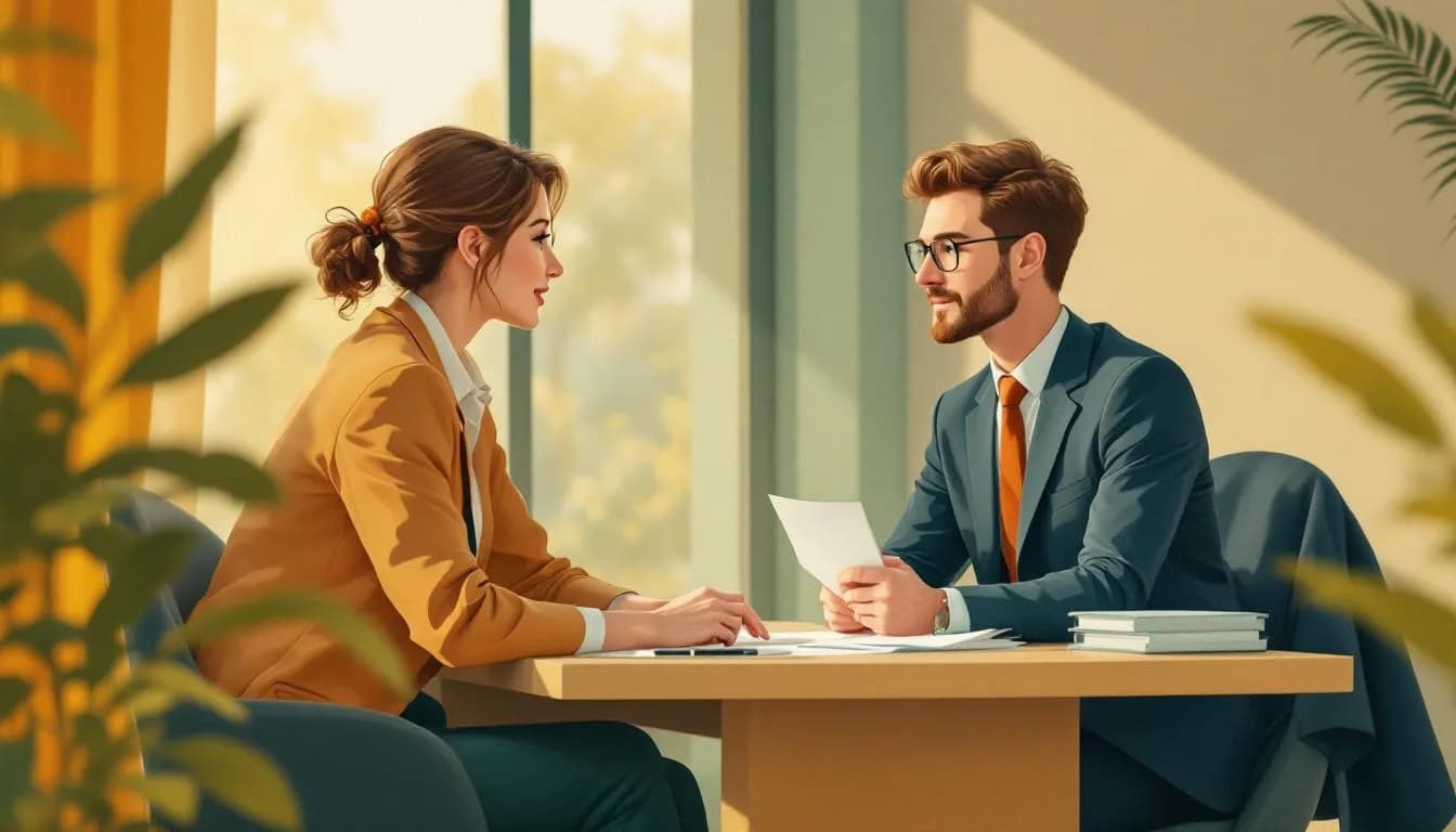 Gesprek tussen ondernemer en accountant in een kantoor in Eersel.