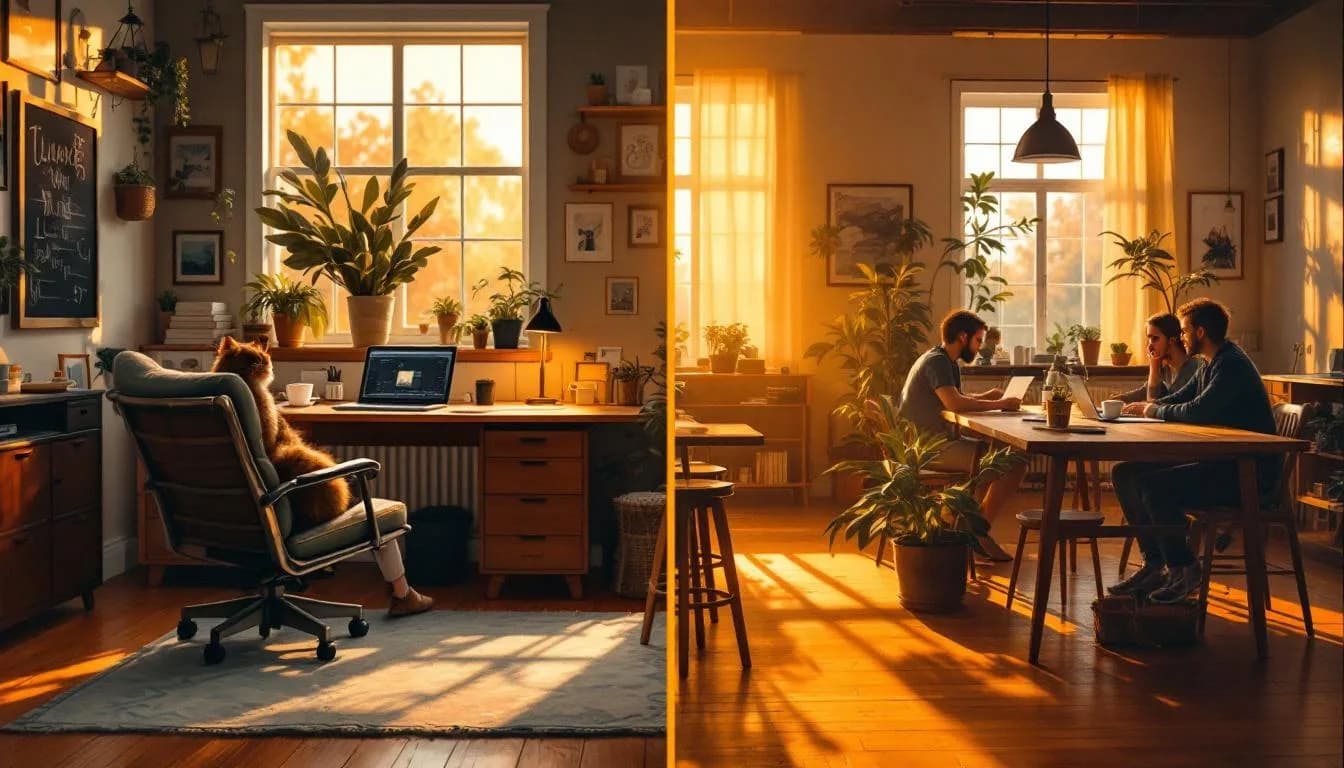 Thuiswerken versus kantoor huren als ZZP'er, wat past bij jou?