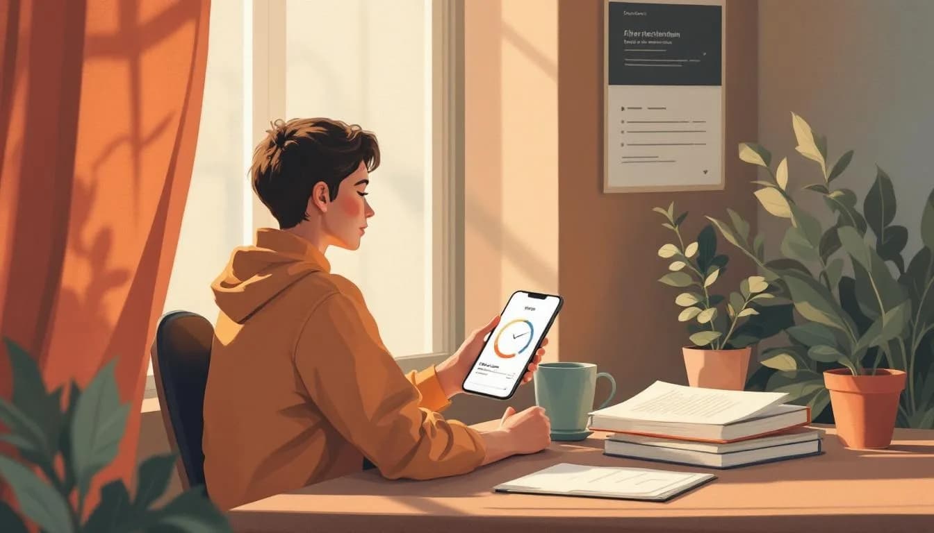 Scherm met tijdregistratie-app waarin uren per project zijn ingevoerd, naast een kladblok met projectnotities.