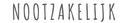 Nootzakelijk logo