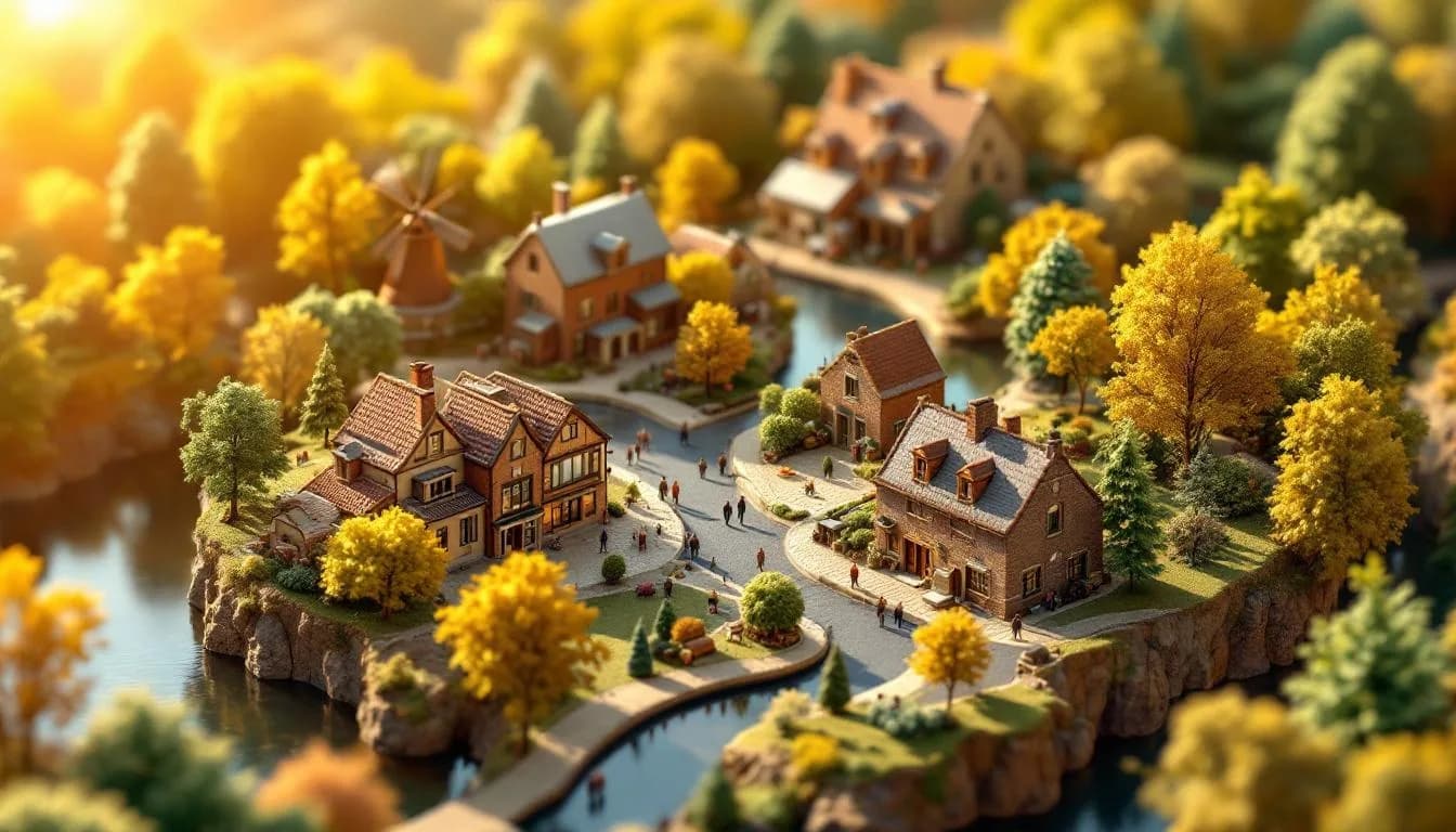 Illustratie van Best in de Kempen