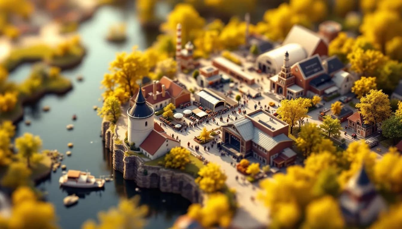 Illustratie van Dessel in de Kempen