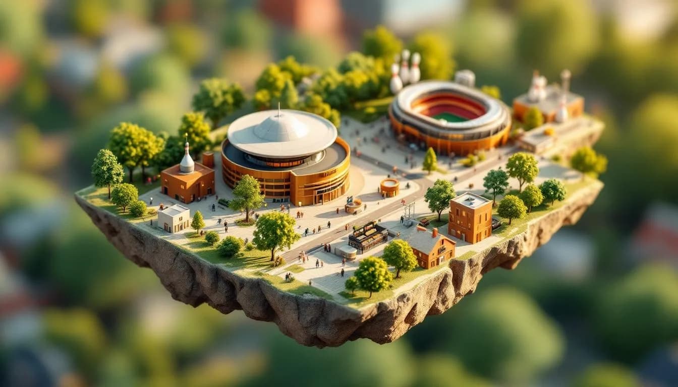 Illustratie van Eindhoven in de Kempen