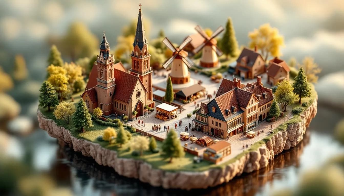 Illustratie van Geel in de Kempen