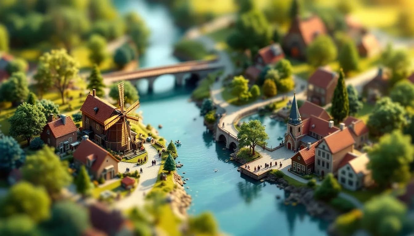 Illustratie van Grobbendonk in de Kempen