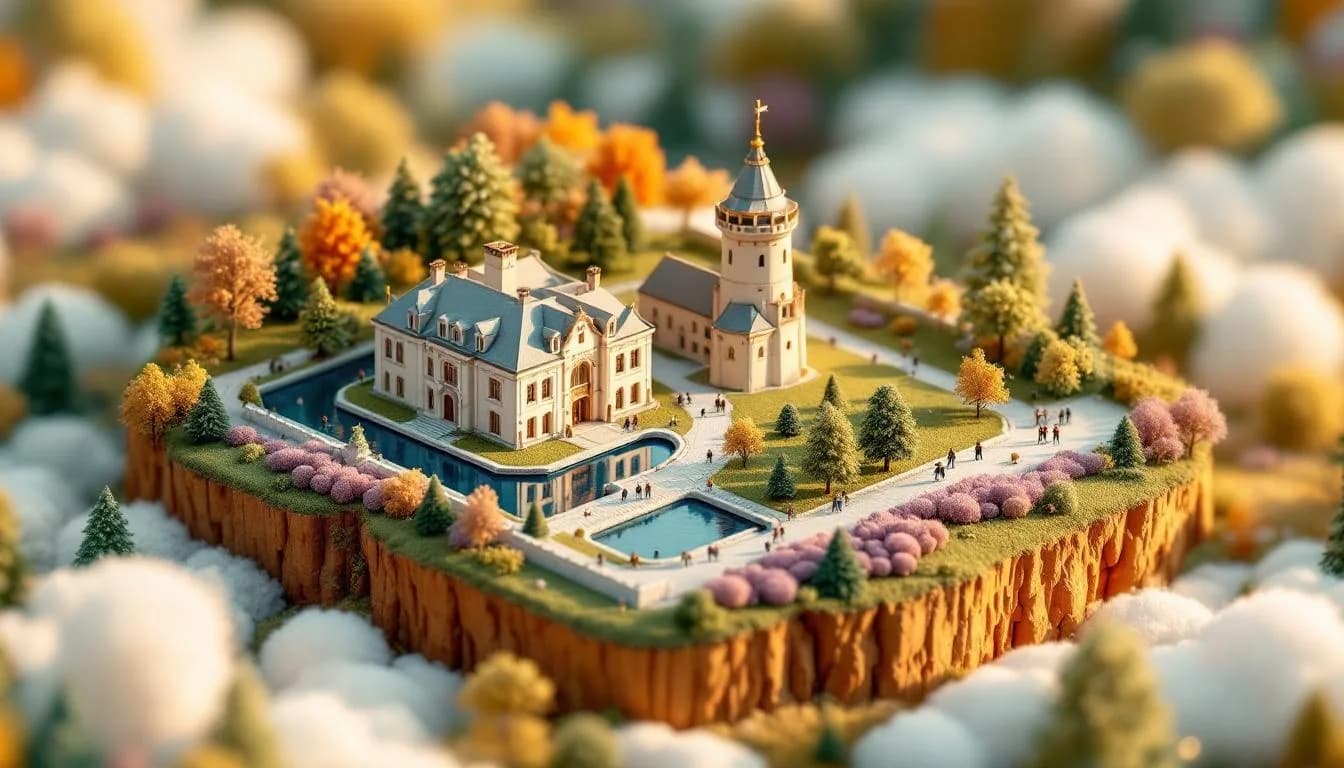 Illustratie van Heeze-Leende in de Kempen