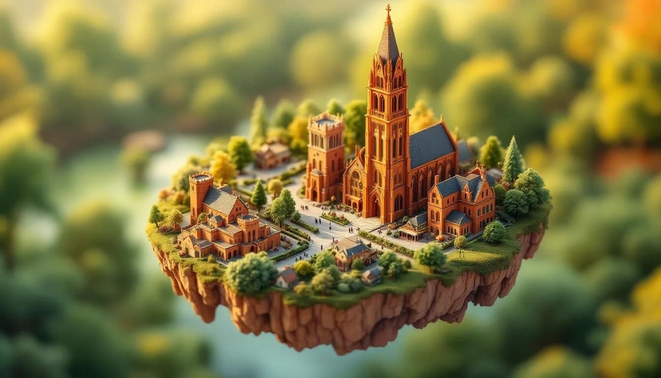 Illustratie van Hoogstraten in de Kempen