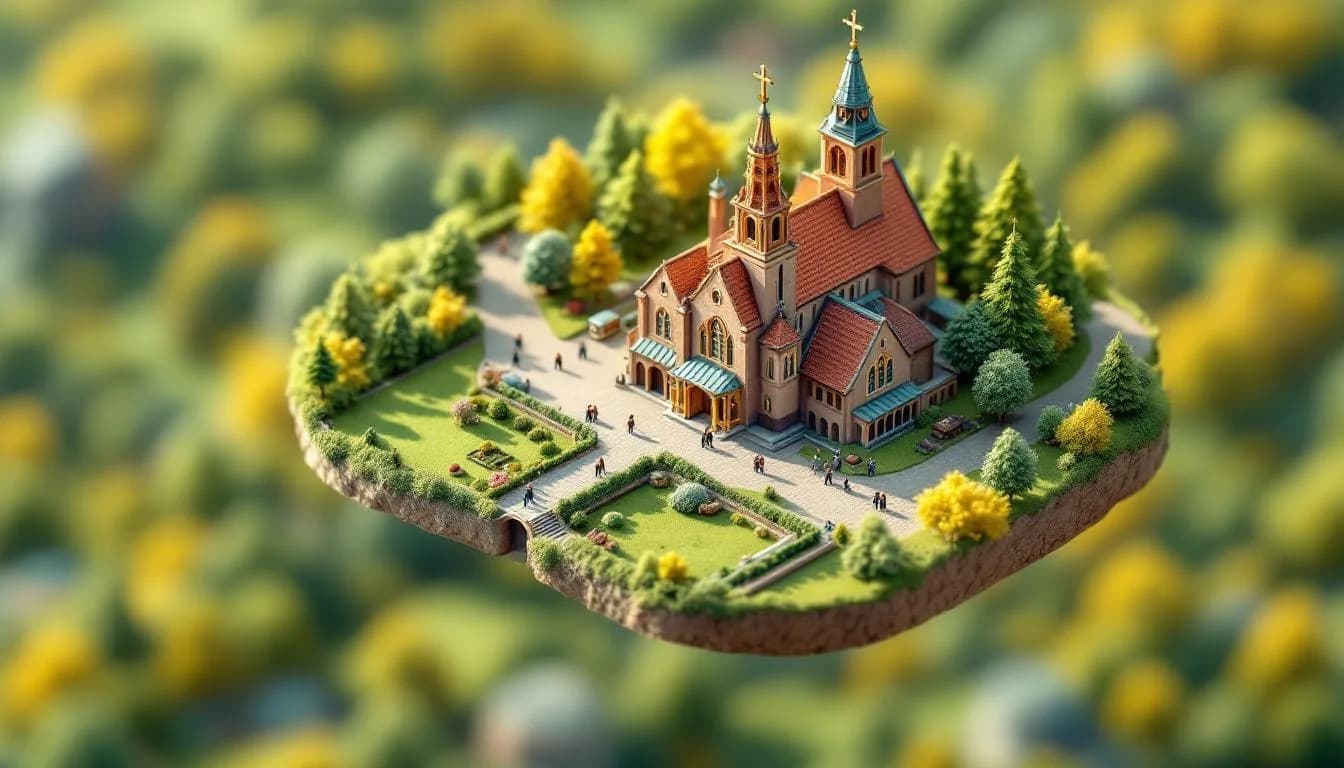 Illustratie van Hulshout in de Kempen