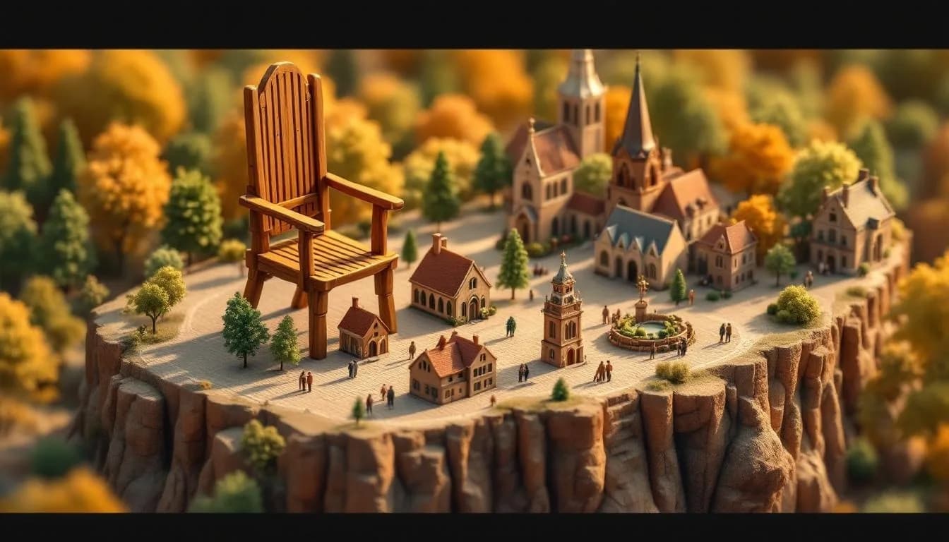 Illustratie van Oirschot in de Kempen