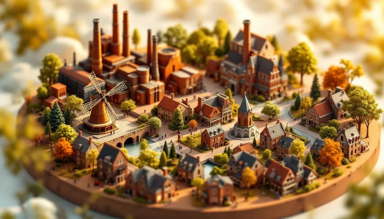 Illustratie van Olen in de Kempen