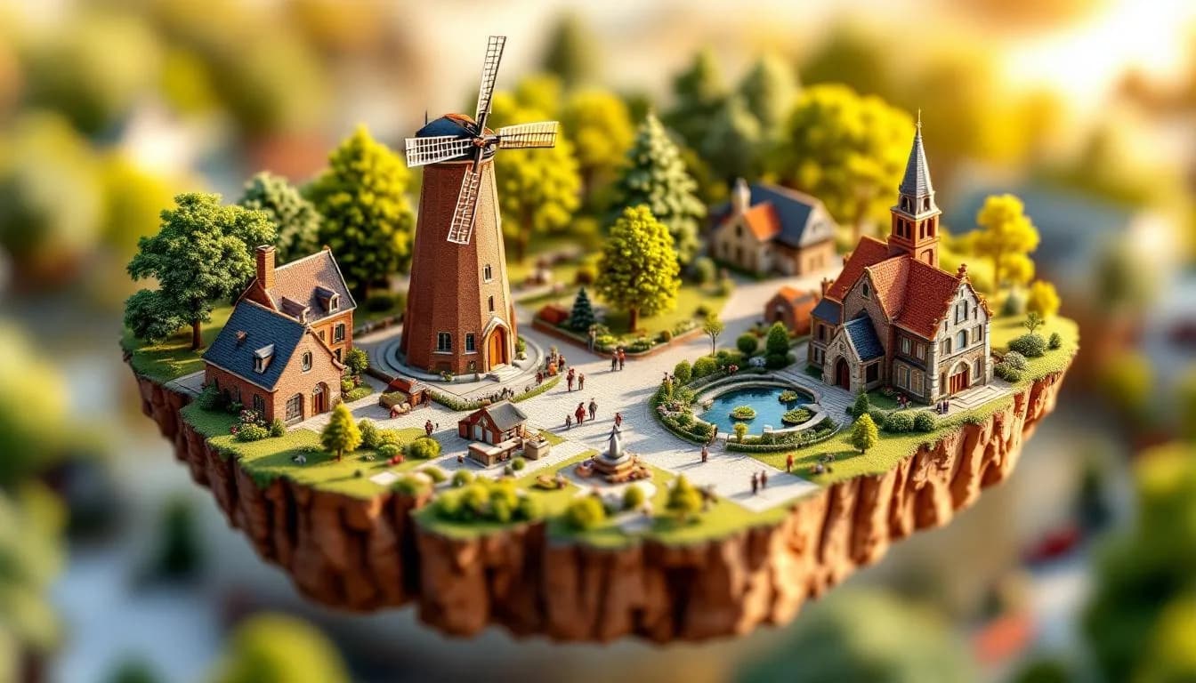 Illustratie van Ravels in de Kempen