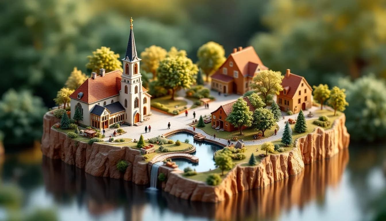 Illustratie van Rijkevorsel in de Kempen