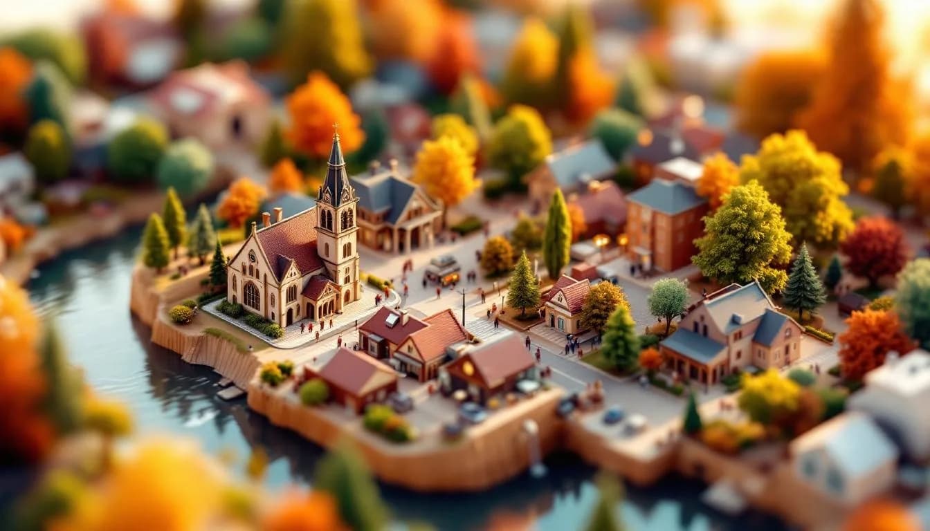 Illustratie van Someren in de Kempen