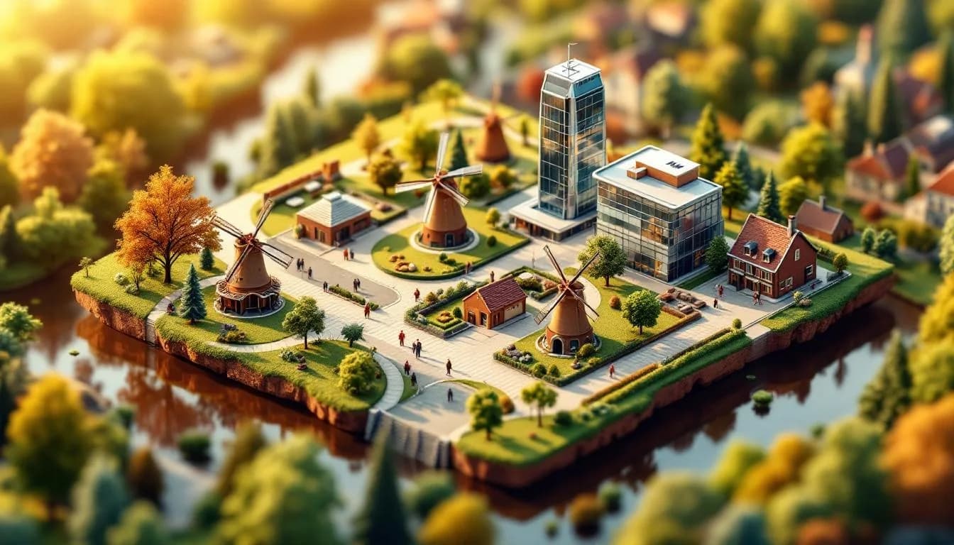 Illustratie van Veldhoven in de Kempen