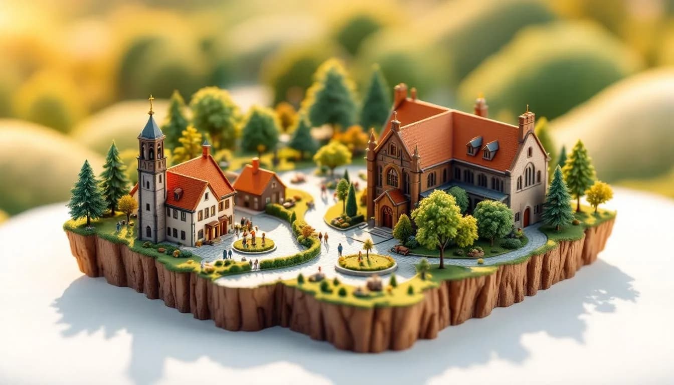 Illustratie van Vosselaar in de Kempen