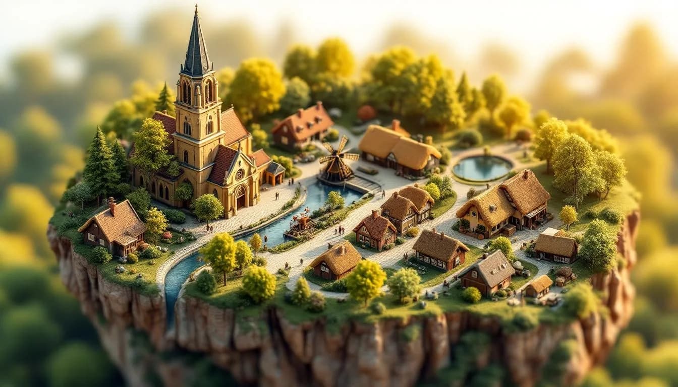 Illustratie van Waalre in de Kempen