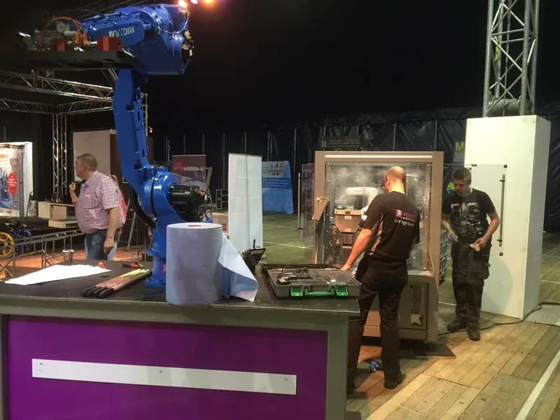 Industrierobot op de beursvloer