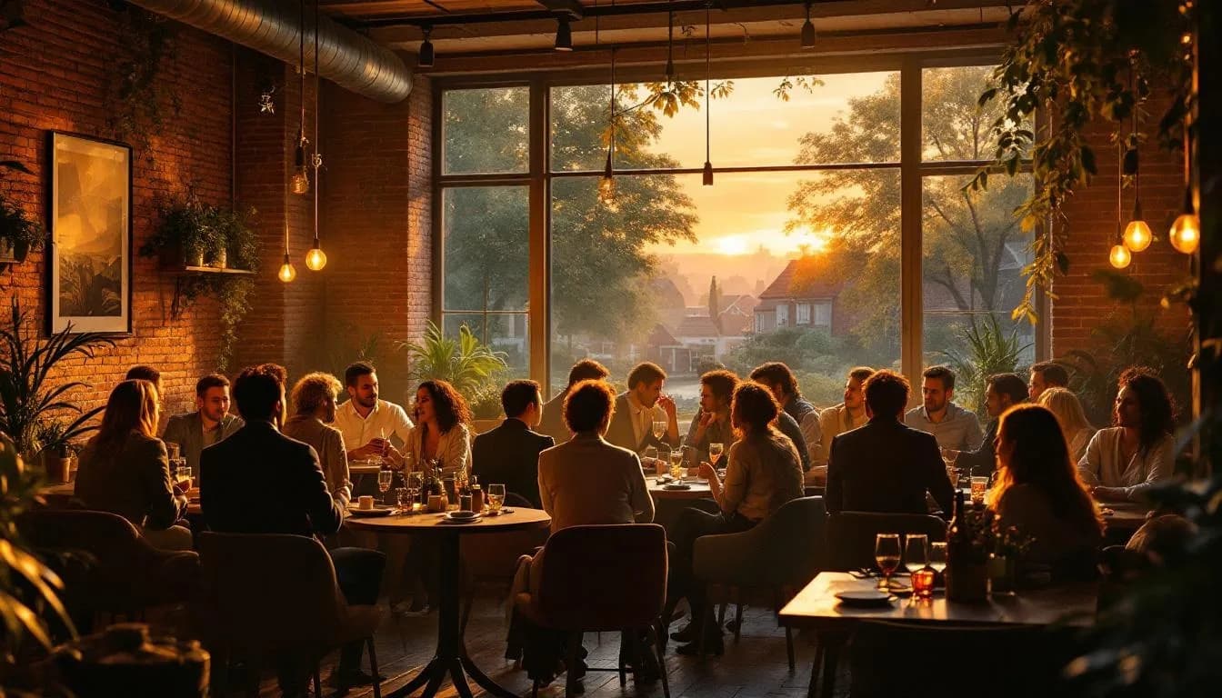 Ondernemers netwerken in een warme Brabantse sfeer