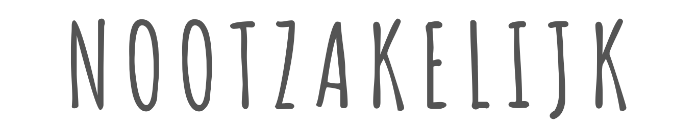 Nootzakelijk logo