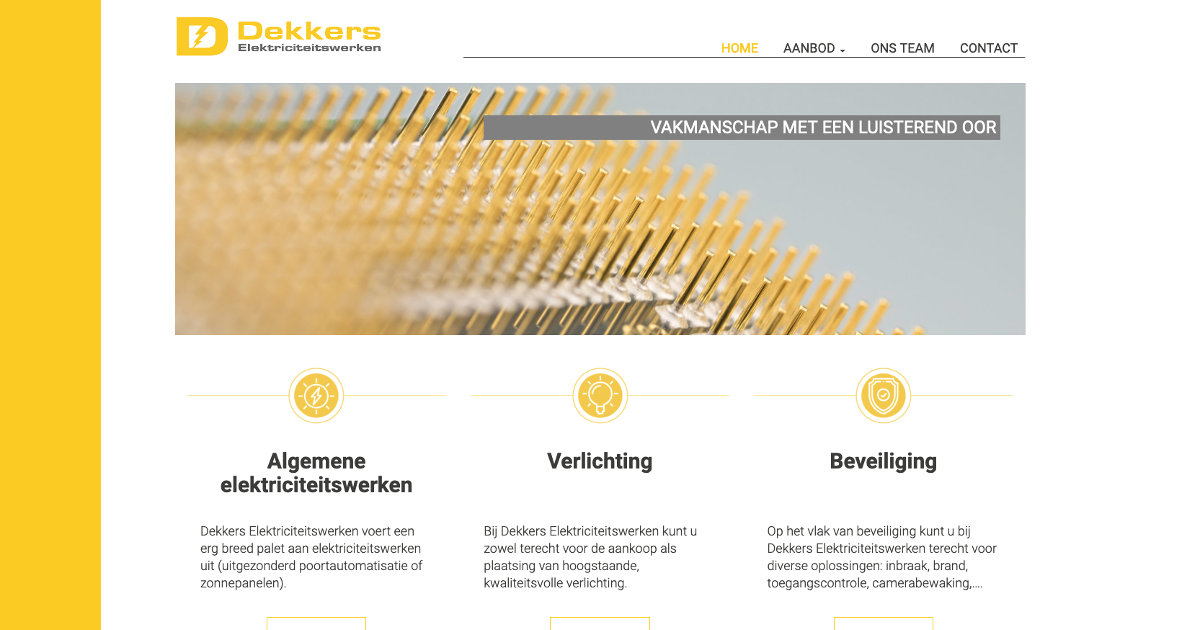 Dekkers Elektriciteitswerken logo